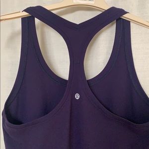 lululemon athletica Tops - Lululemon dark purple cool racerback II tank top lululemon athletica Tops - Lululemon dark purple cool racerback II tank top